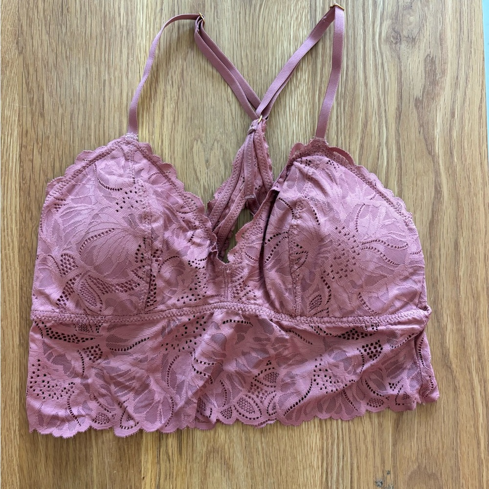 Aerie pink bralette